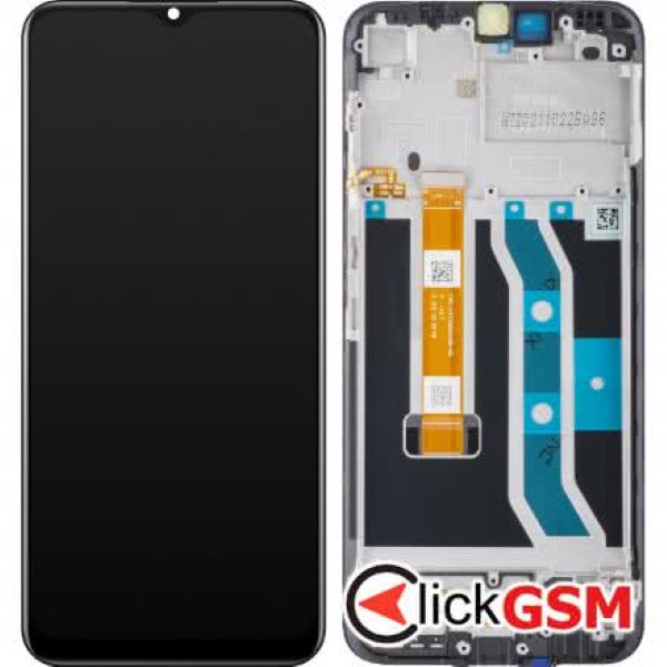 Piesa Display Original Cu Touchscreen Si Rama Negru Realme C25y 1q76