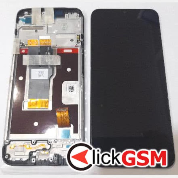 Piesa Piesa Display Original Cu Touchscreen Si Rama Negru Realme C31 Q0h