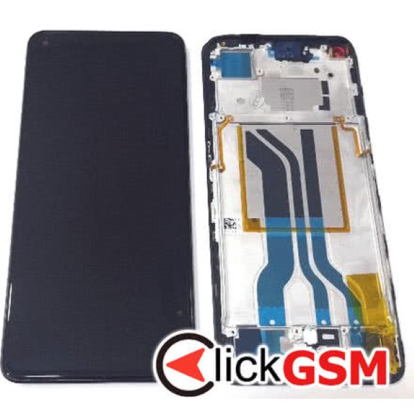 Piesa Piesa Display Original Cu Touchscreen Si Rama Negru Realme Gt2 12hr