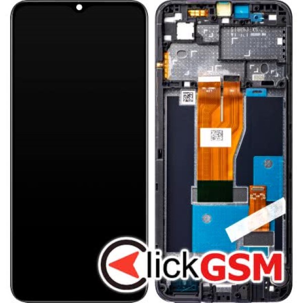 Piesa Piesa Display Original Cu Touchscreen Si Rama Negru Realme Narzo 50i Prime 1q7b