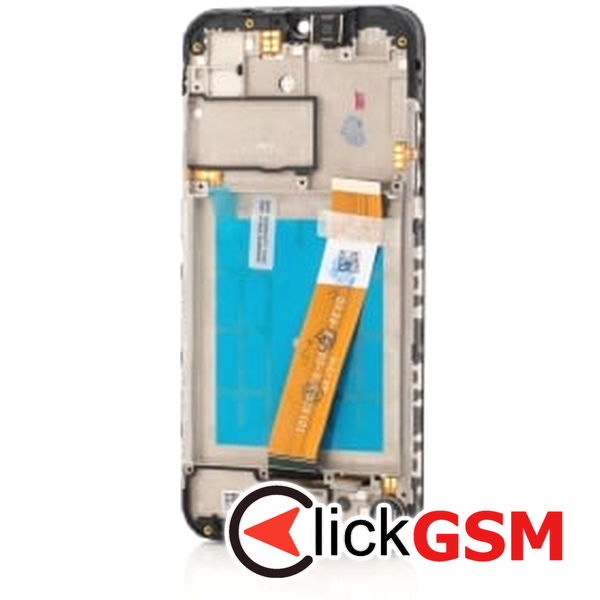 Piesa Piesa Display Original Cu Touchscreen Si Rama Negru Samsung Galaxy A01 B6p