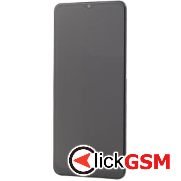 Piesa Piesa Display Original Cu Touchscreen Si Rama Negru Samsung Galaxy A02 1jk4