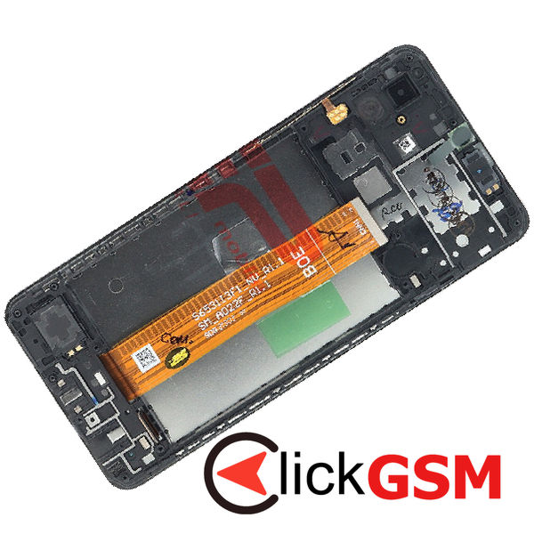 Piesa Piesa Display Original Cu Touchscreen Si Rama Negru Samsung Galaxy A02 4l1z