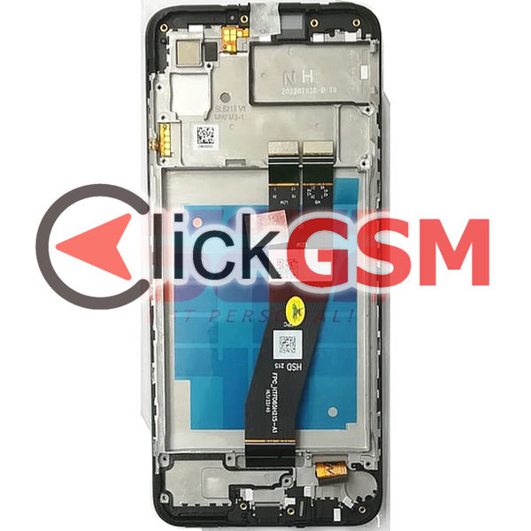 Piesa Piesa Display Original Cu Touchscreen Si Rama Negru Samsung Galaxy A03 4ken