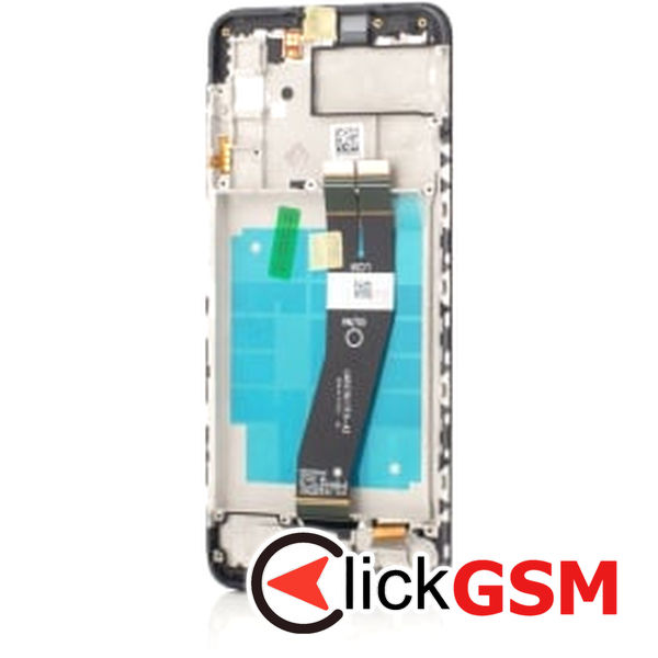 Piesa Piesa Display Original Cu Touchscreen Si Rama Negru Samsung Galaxy A03s 176k