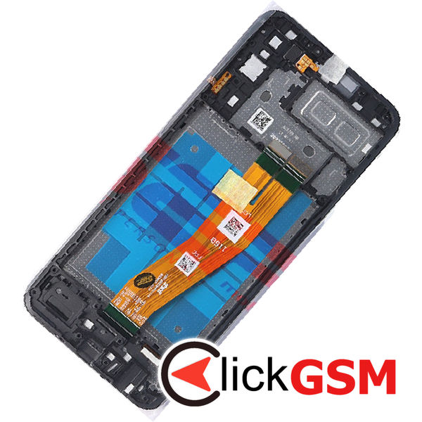 Piesa Piesa Display Original Cu Touchscreen Si Rama Negru Samsung Galaxy A04e 4kwd