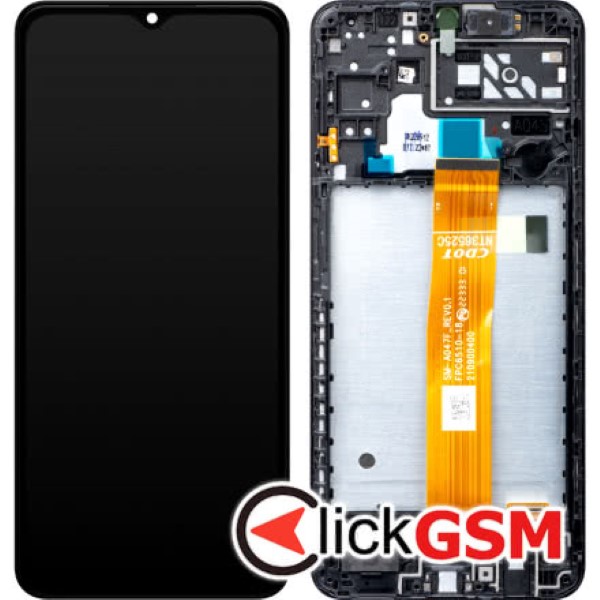 Piesa Piesa Display Original Cu Touchscreen Si Rama Negru Samsung Galaxy A04s 1oij