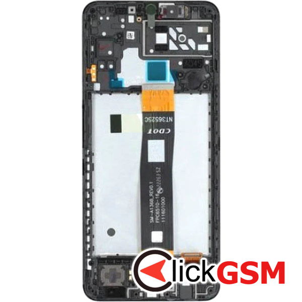 Piesa Piesa Display Original Cu Touchscreen Si Rama Negru Samsung Galaxy A04s 408t