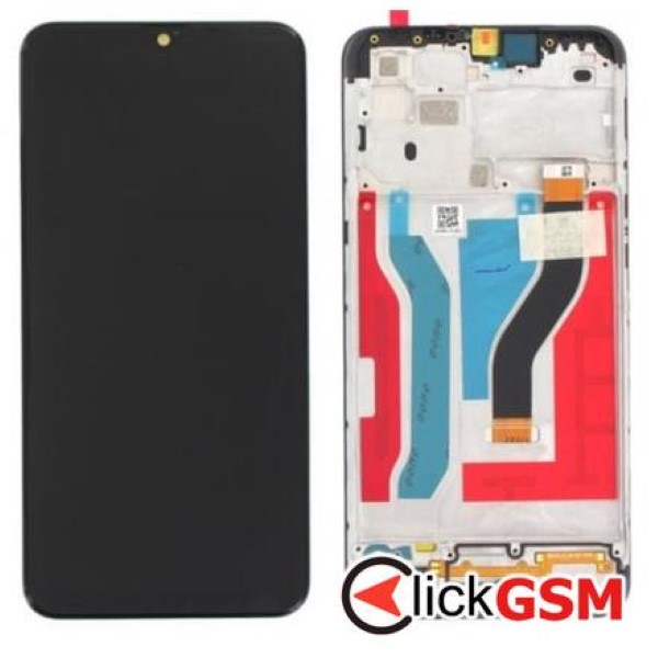 Piesa Piesa Display Original Cu Touchscreen Si Rama Negru Samsung Galaxy A10s 2wmk