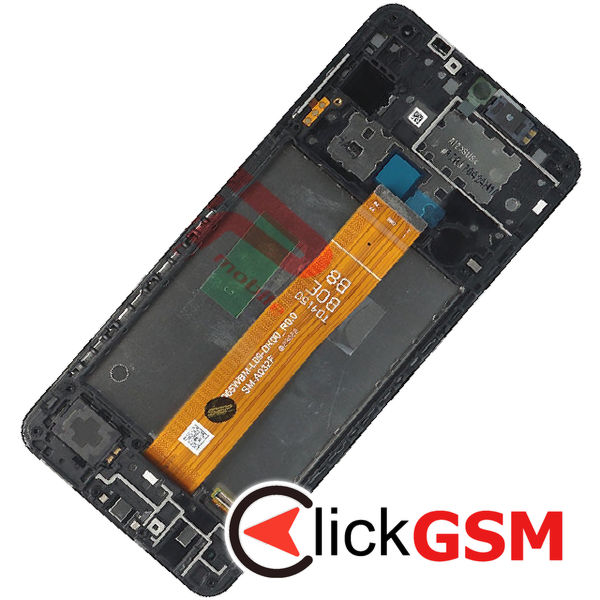 Piesa Piesa Display Original Cu Touchscreen Si Rama Negru Samsung Galaxy A12 4lkw