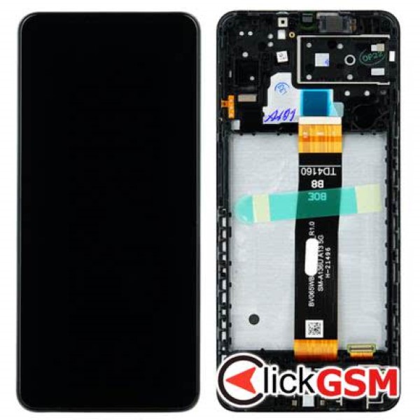 Piesa Piesa Display Original Cu Touchscreen Si Rama Negru Samsung Galaxy A13 5g 2wlt