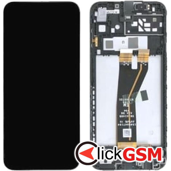 Piesa Display Original Cu Touchscreen Si Rama Negru Samsung Galaxy A14 Q9d