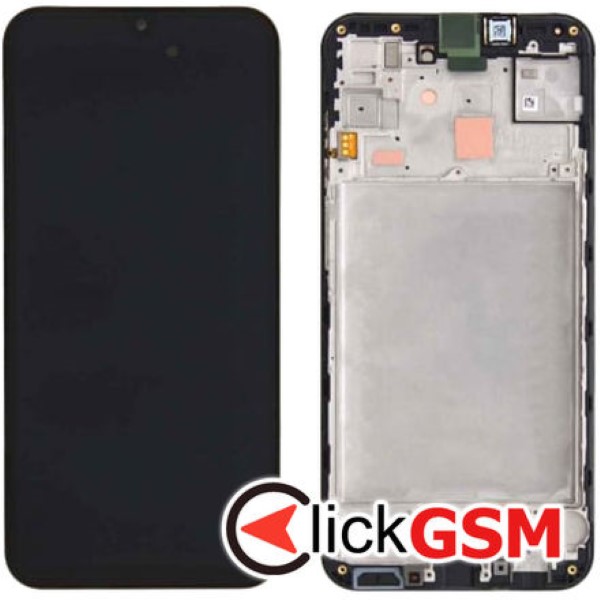 Piesa Piesa Display Original Cu Touchscreen Si Rama Negru Samsung Galaxy A15 5g 3dd2