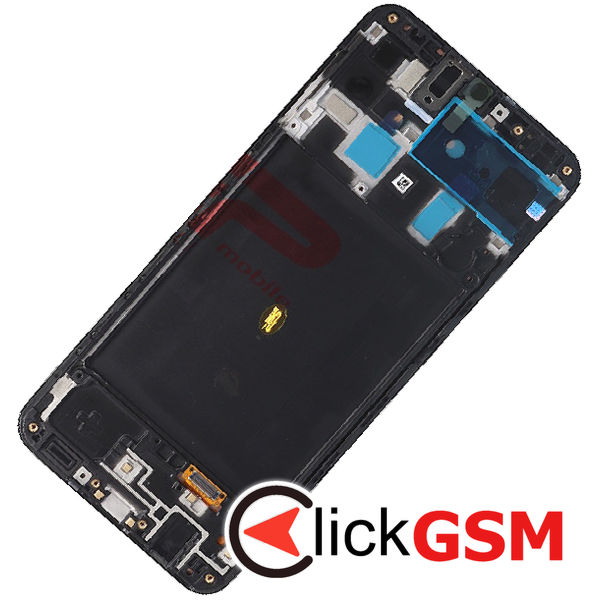 Piesa Piesa Display Original Cu Touchscreen Si Rama Negru Samsung Galaxy A20 4ivl