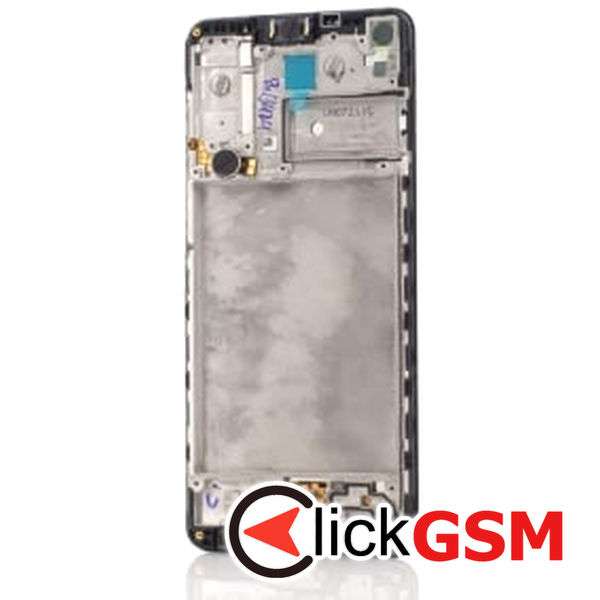 Piesa Piesa Display Original Cu Touchscreen Si Rama Negru Samsung Galaxy A21s Baw