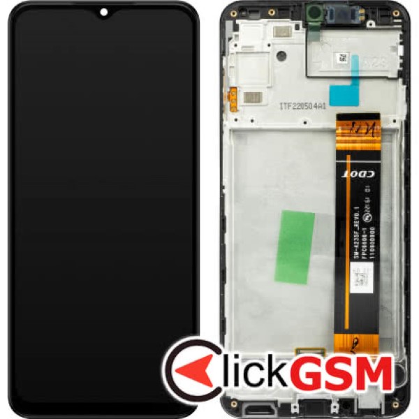 Piesa Piesa Display Original Cu Touchscreen Si Rama Negru Samsung Galaxy A23 1kqh