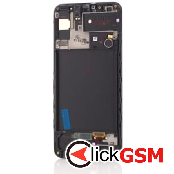 Piesa Display Original Cu Touchscreen Si Rama Negru Samsung Galaxy A30s Baq