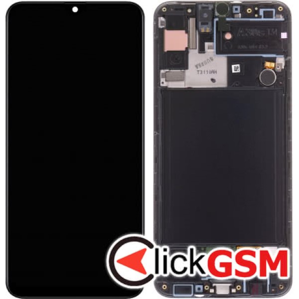 Piesa Piesa Display Original Cu Touchscreen Si Rama Negru Samsung Galaxy A30s Dko