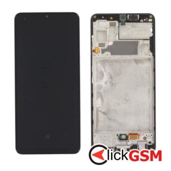 Piesa Piesa Display Original Cu Touchscreen Si Rama Negru Samsung Galaxy A32 2wo8