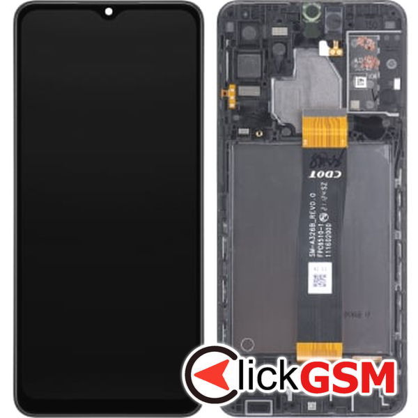 Piesa Display Original Cu Touchscreen Si Rama Negru Samsung Galaxy A32 5g 2did