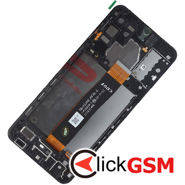 Piesa Display Original Cu Touchscreen Si Rama Negru Samsung Galaxy A32 5g 4jos