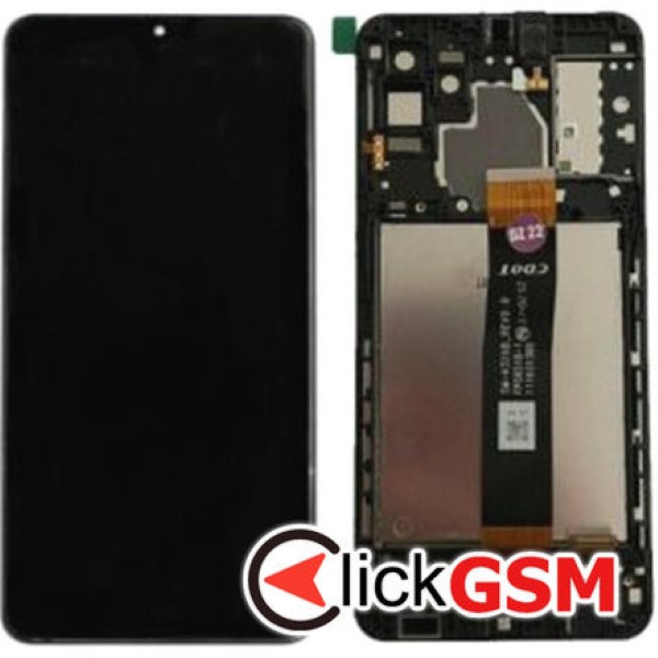 Piesa Piesa Display Original Cu Touchscreen Si Rama Negru Samsung Galaxy A32 5g Pvr