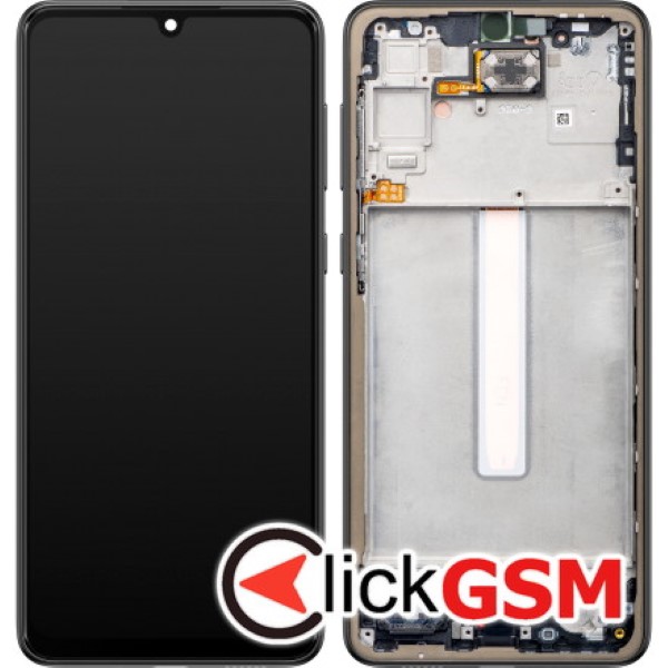 Piesa Display Original Cu Touchscreen Si Rama Negru Samsung Galaxy A33 5g 1dvt