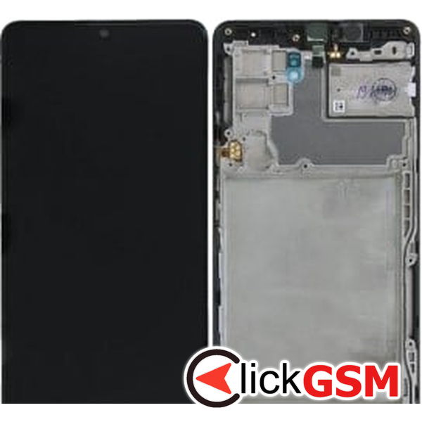 Piesa Piesa Display Original Cu Touchscreen Si Rama Negru Samsung Galaxy A42 5g 2dj7