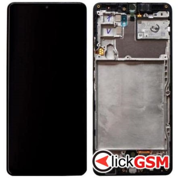 Piesa Piesa Display Original Cu Touchscreen Si Rama Negru Samsung Galaxy A42 5g 2wmu