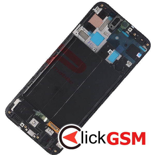 Piesa Piesa Display Original Cu Touchscreen Si Rama Negru Samsung Galaxy A50 4ins