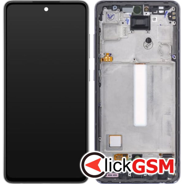 Piesa Display Original Cu Touchscreen Si Rama Negru Samsung Galaxy A52 121b