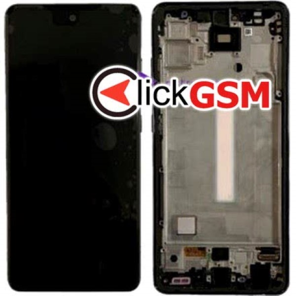 Piesa Piesa Display Original Cu Touchscreen Si Rama Negru Samsung Galaxy A52 5g Q1g