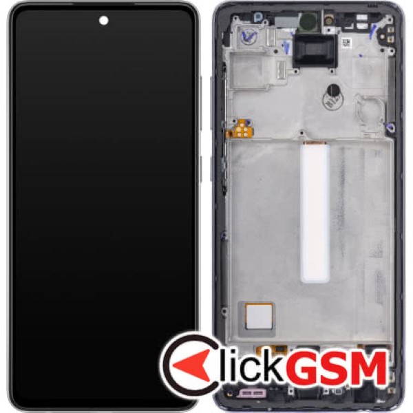 Piesa Piesa Display Original Cu Touchscreen Si Rama Negru Samsung Galaxy A52s 5g 11nh