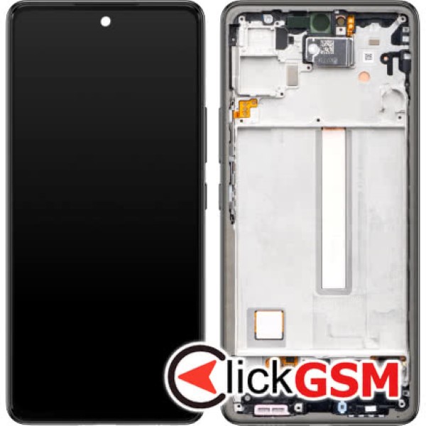 Piesa Piesa Display Original Cu Touchscreen Si Rama Negru Samsung Galaxy A53 5g 1enu