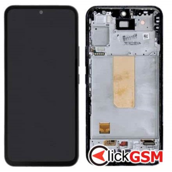 Piesa Display Original Cu Touchscreen Si Rama Negru Samsung Galaxy A54 5g 2wo0