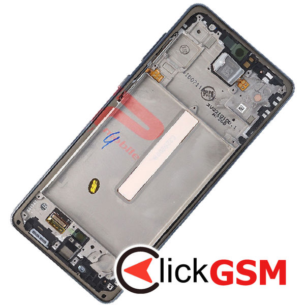 Piesa Display Original Cu Touchscreen Si Rama Negru Samsung Galaxy A73 5g 4kge