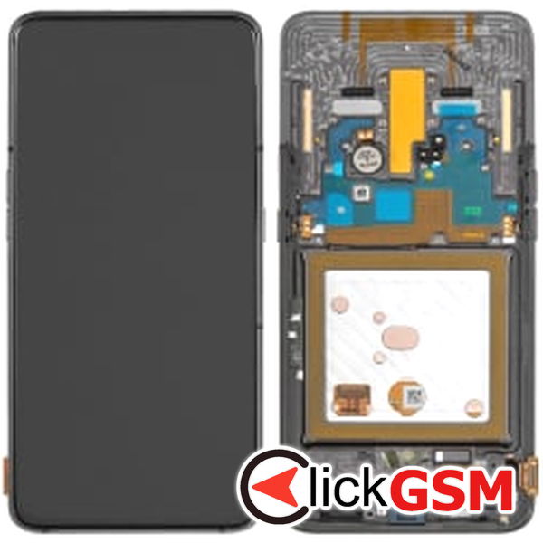 Piesa Display Original Cu Touchscreen Si Rama Negru Samsung Galaxy A80 2ffq