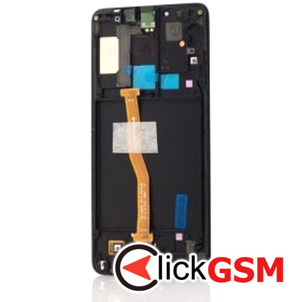 Piesa Piesa Display Original Cu Touchscreen Si Rama Negru Samsung Galaxy A9 2018 B9z