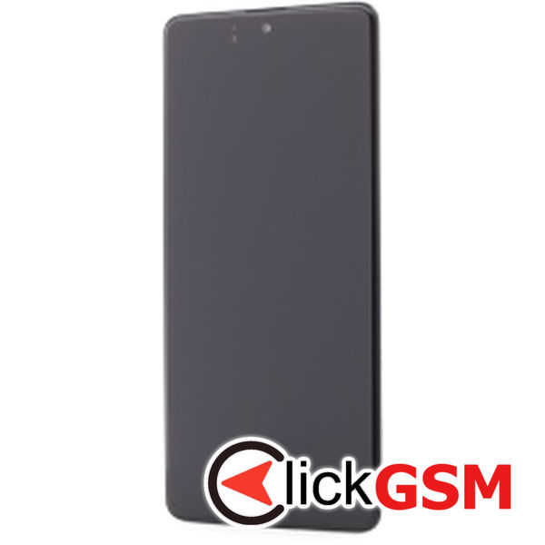 Piesa Piesa Display Original Cu Touchscreen Si Rama Negru Samsung Galaxy M51 1qau