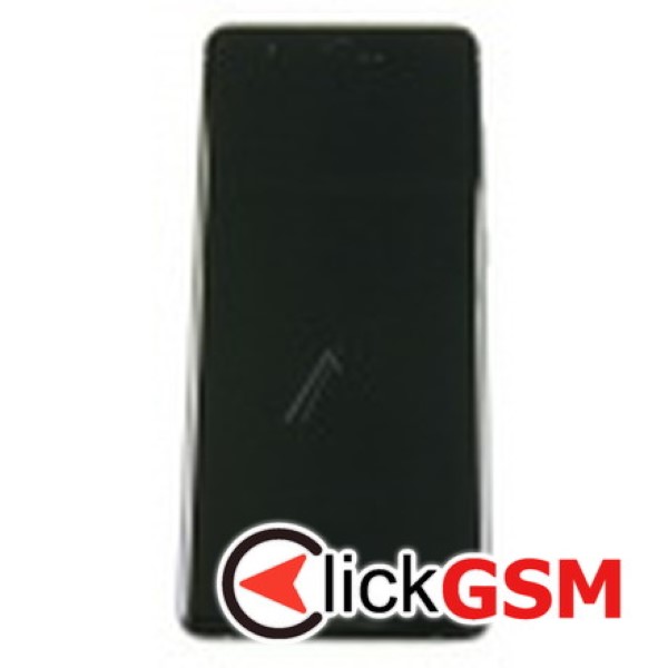 Piesa Piesa Display Original Cu Touchscreen Si Rama Negru Samsung Galaxy Note10 Lite 6vk