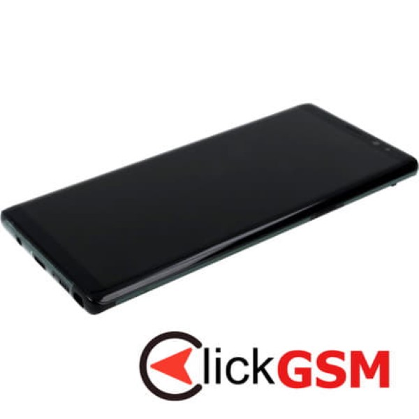 Piesa Display Original Cu Touchscreen Si Rama Negru Samsung Galaxy Note8 12t2