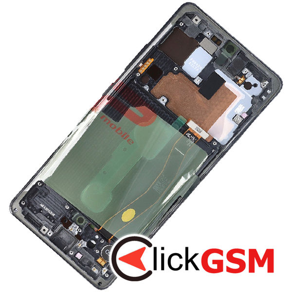 Piesa Piesa Display Original Cu Touchscreen Si Rama Negru Samsung Galaxy S10 Lite 4j4i