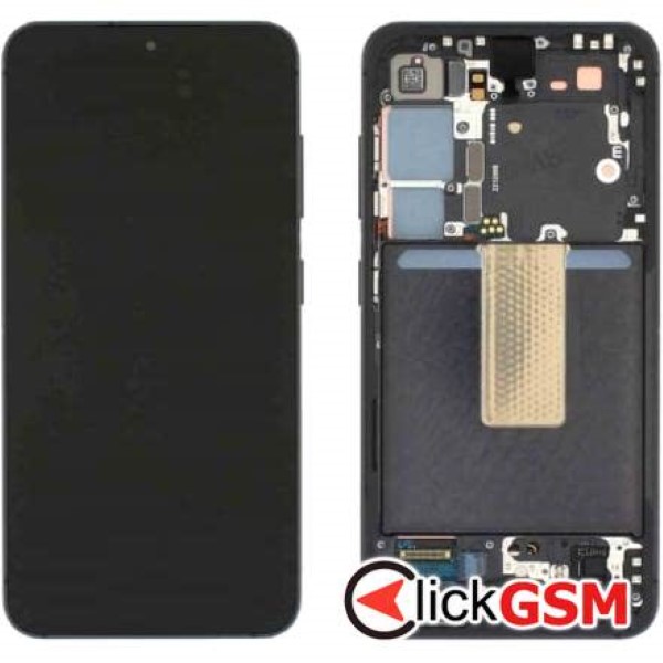 Piesa Display Original Cu Touchscreen Si Rama Negru Samsung Galaxy S23 337c