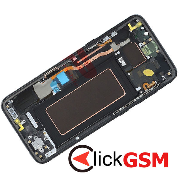 Piesa Display Original Cu Touchscreen Si Rama Negru Samsung Galaxy S8 4ifu