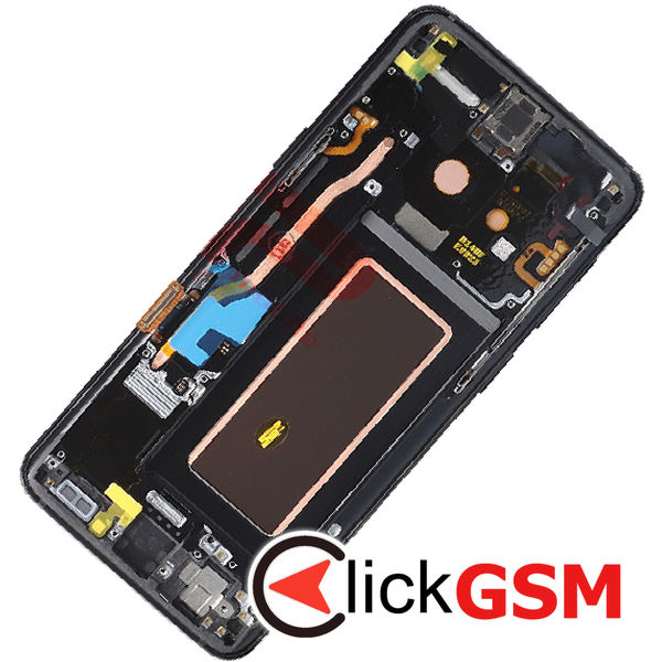 Piesa Piesa Display Original Cu Touchscreen Si Rama Negru Samsung Galaxy S9 4iir