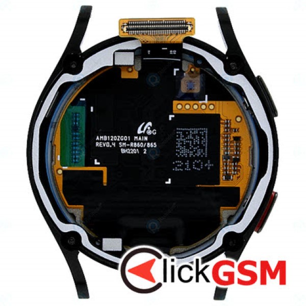 Piesa Piesa Display Original Cu Touchscreen Si Rama Negru Samsung Galaxy Watch 4 40mm 1jg4