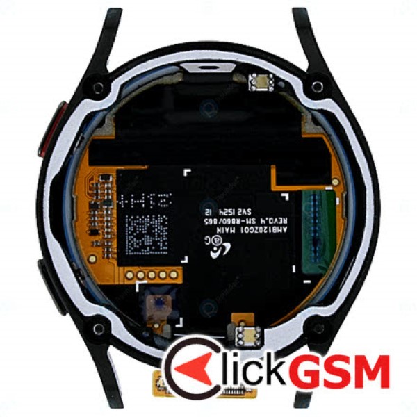 Piesa Piesa Display Original Cu Touchscreen Si Rama Negru Samsung Galaxy Watch 4 40mm 1kr1