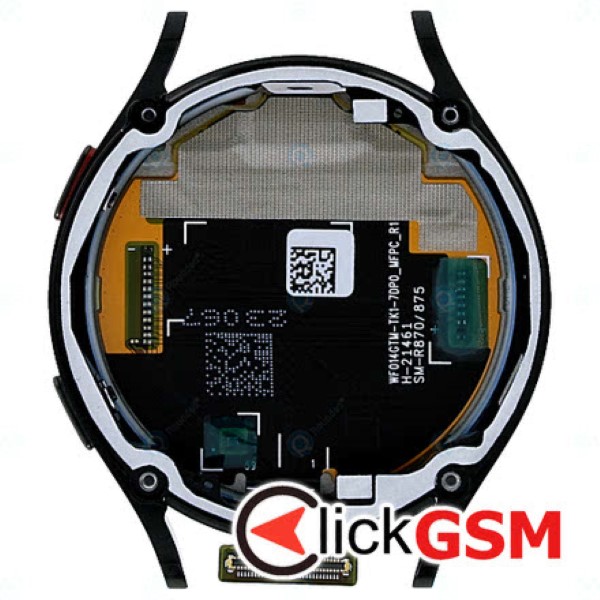 Piesa Piesa Display Original Cu Touchscreen Si Rama Negru Samsung Galaxy Watch 4 44mm 1jgp