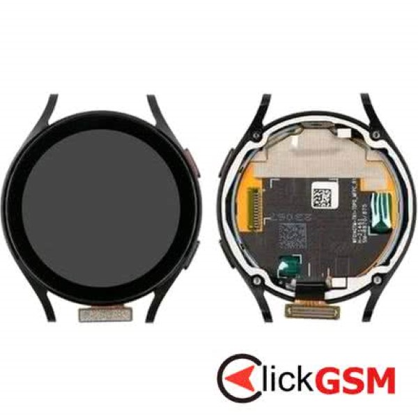 Piesa Piesa Display Original Cu Touchscreen Si Rama Negru Samsung Galaxy Watch 4 44mm Ktp