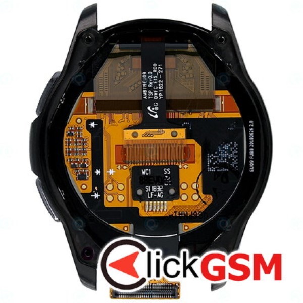 Piesa Piesa Display Original Cu Touchscreen Si Rama Negru Samsung Galaxy Watch 42mm W3b